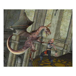 Impression Photo Attaque au dragon