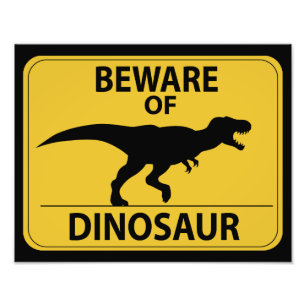 Impression Photo Attention aux dinosaures