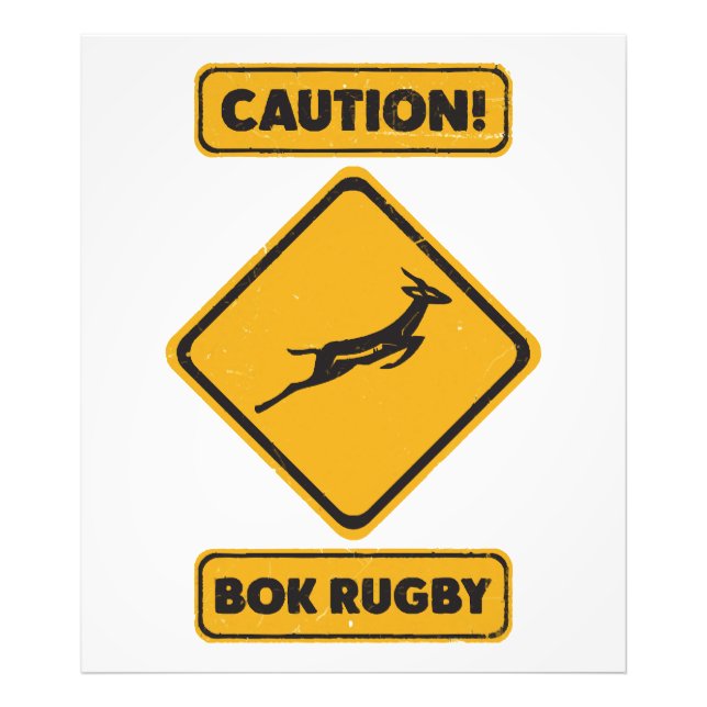 Impression Photo Attention - SpringBoks traversant (Devant)
