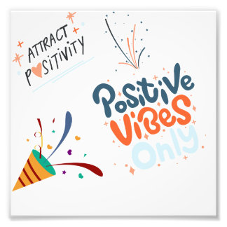 Impression Photo attirer la positivité