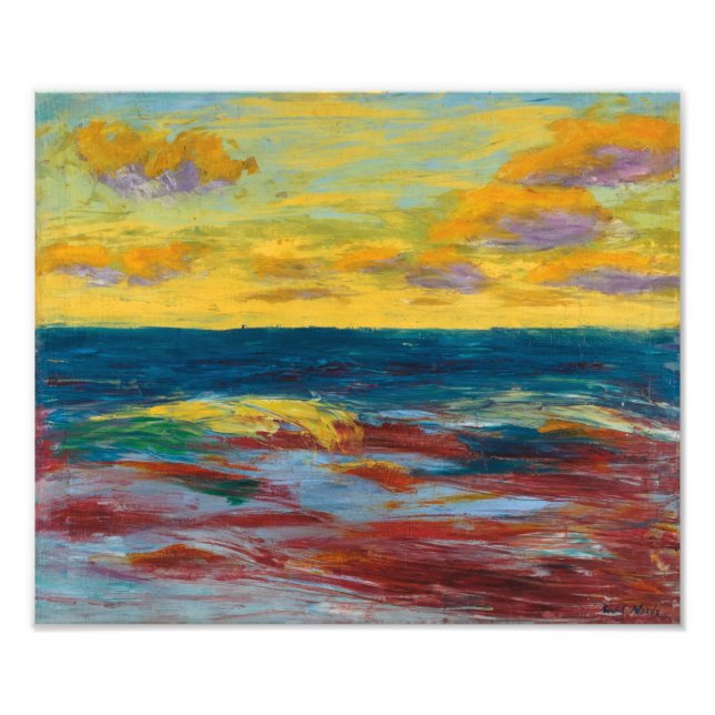 Impression Photo Au large d'Alsen | Emil Nolde | (Devant)