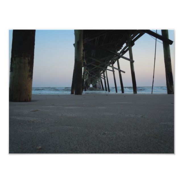 Impression Photo Au niveau de la mer - Oak Island, NC (Devant)