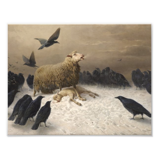 Impression Photo August Friedrich Schenck - Anguish (Devant)