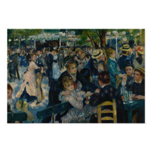 Impression Photo Auguste Renoir - Danse au Moulin de la Galette
