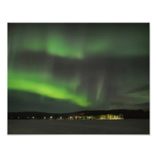 Impression Photo Aurora borealis dans le ciel