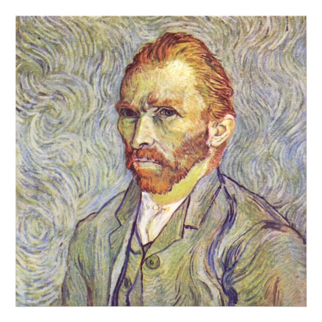 Impression Photo Autoportrait Vincent Willem van Gogh (Devant)
