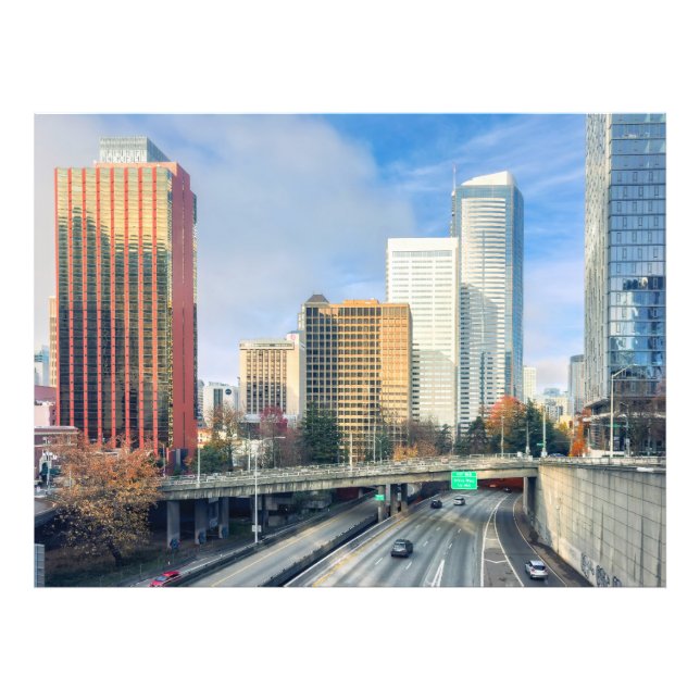 Impression Photo Autoroute de Seattle (Devant)
