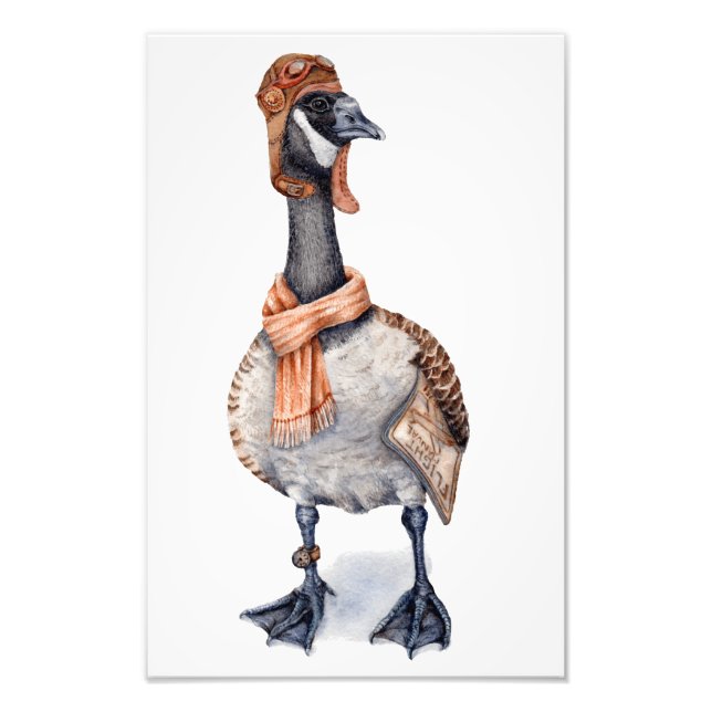Impression Photo Aviator Goose Art (Devant)