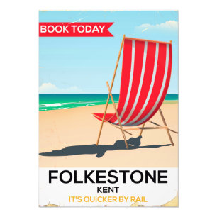 Impression Photo Avis de train de voyage casquette Blackpool "baise