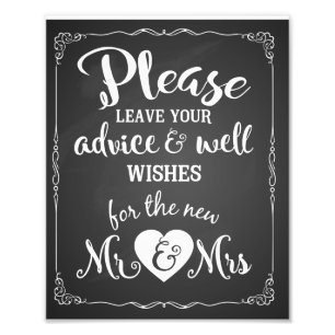 Impression Photo avis et voeux mariage