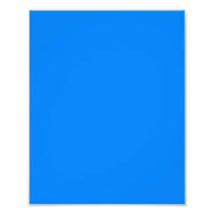 Impression Photo Azure (couleur solide)