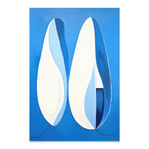 Impression Photo Azure Geometry Serenade Abstrait