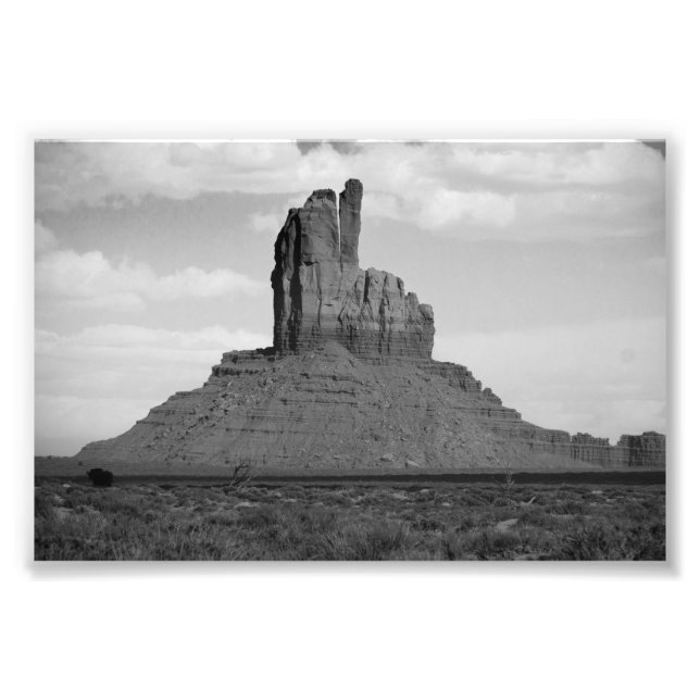 Impression Photo B&W Monument Valley 5 (Devant)