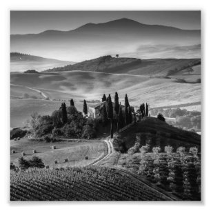 Impression Photo B&W Toscane