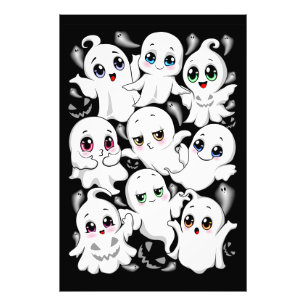 Impression Photo Baby Ghosts Éffrayant mignon Halloween humeur