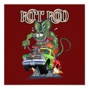 Impression Photo Baguette de rat rétro