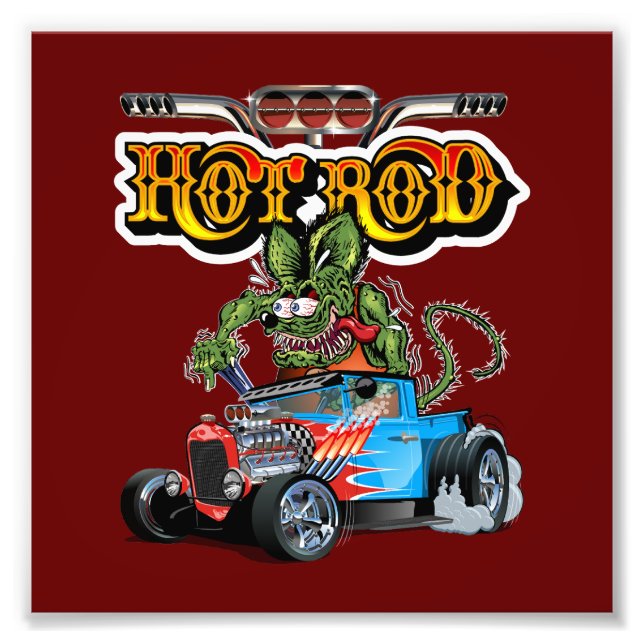 Impression Photo Baguette rétro (Devant)