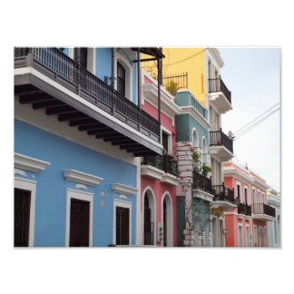 Impression Photo Balcons, Vieux San Juan, Porto Rico