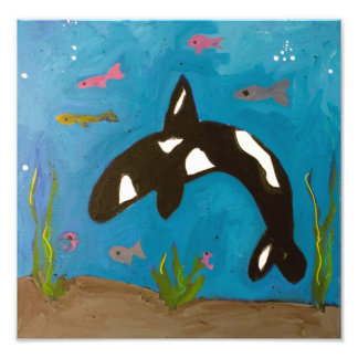 Impression Photo Baleine tueuse par Genevieve & Gina