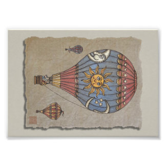 Impression Photo Ballons colorés à air chaud