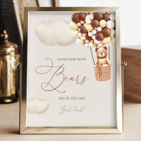 Ballons Ours Chocolat Devinez combien d'ours Signa