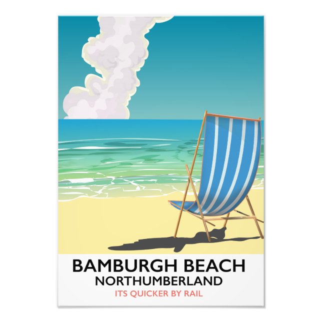 Impression Photo Bamiburgh Beach Northumberland (Devant)