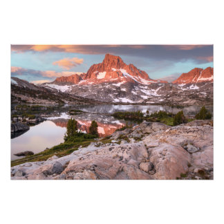 Impression Photo Banner Peak et lac Thousand Island