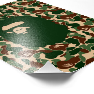 Impression Photo bape Camo monkey hypebeast