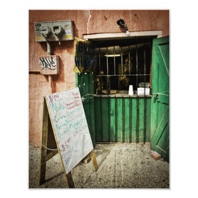 Impression Photo Bar du quartier français (Devant)