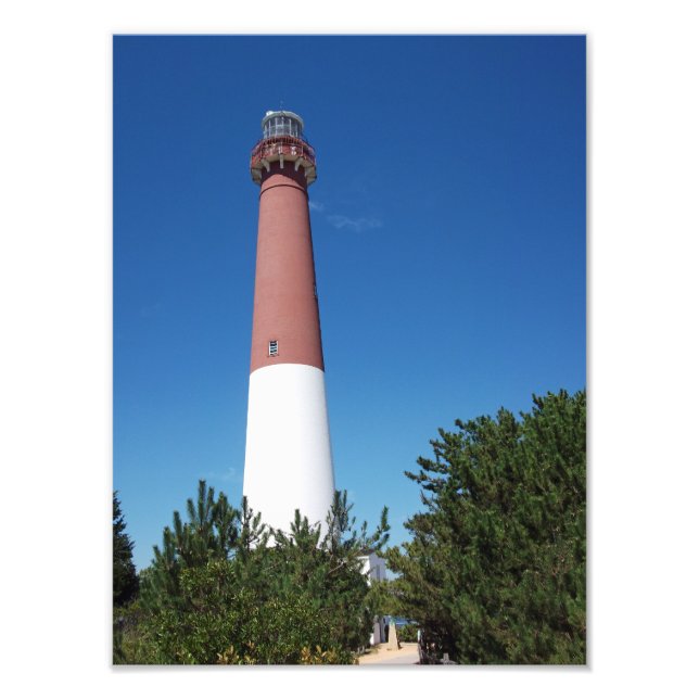 Impression Photo Barnegat Phare Vieux Barney (Devant)