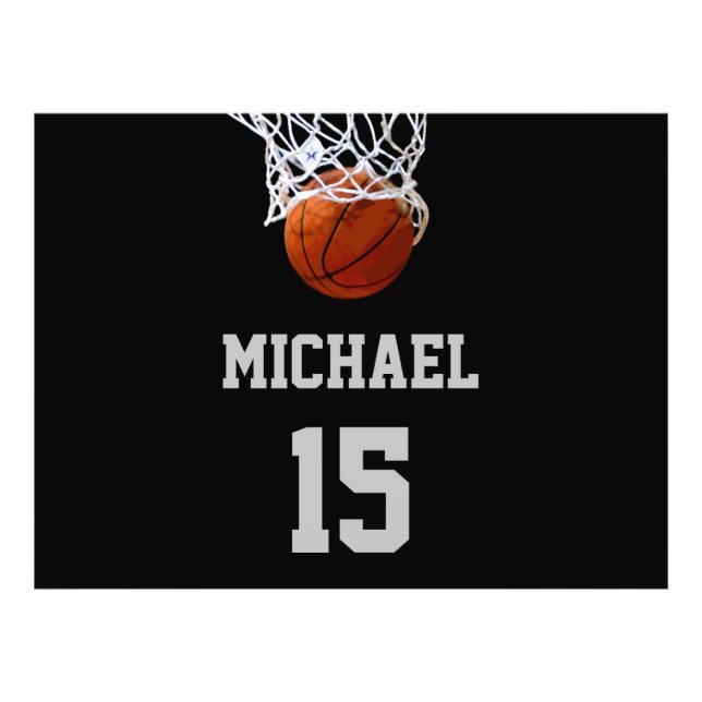 Impression Photo Basket-ball Votre nom (Devant)