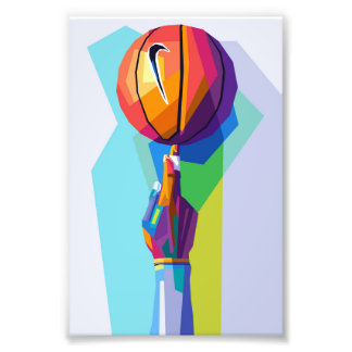 Impression Photo Basket-ball Wpap Pop Art