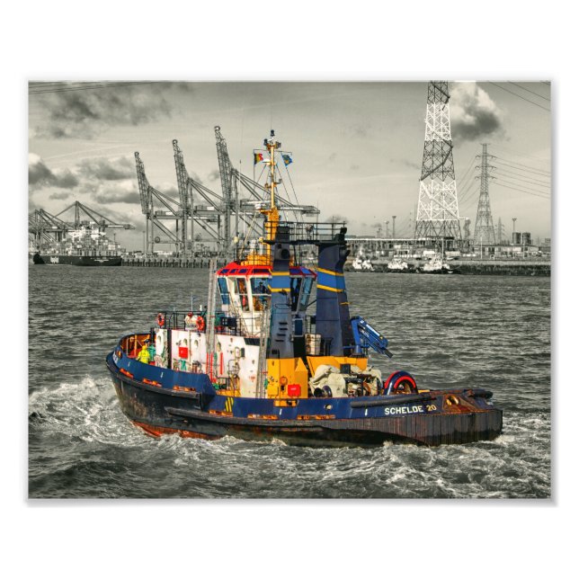 Impression Photo Bateau à moteur (Devant)