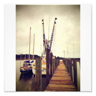 Impression Photo Bateau de crevette de Wilmington