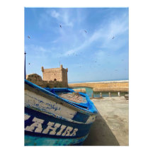 Bateau de pêche à Essaouira, Maroc