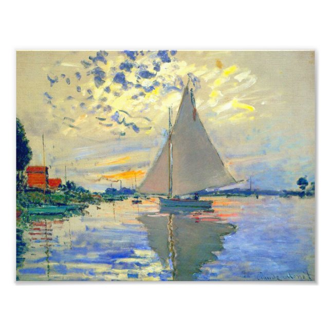 Impression Photo Bateau Monet au Petit-Gennevilliers (Devant)