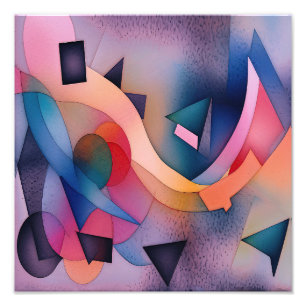 Impression Photo "Bateau sur l'eau" Art Abstrait contemporain