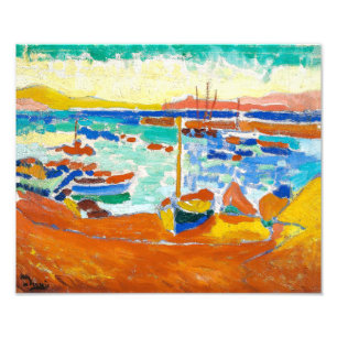 Impression Photo Bateaux à Collioure   Andre Derain  