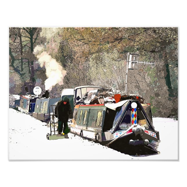 IMPRESSION PHOTO BATEAUX DE CANAL (Devant)