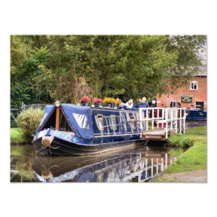 IMPRESSION PHOTO BATEAUX DE CANAL