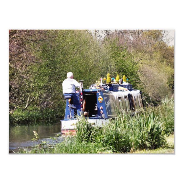 IMPRESSION PHOTO BATEAUX DE CANAL (Devant)