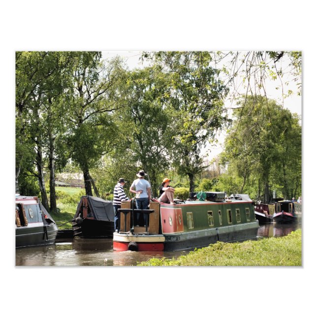 IMPRESSION PHOTO BATEAUX DE CANAL (Devant)