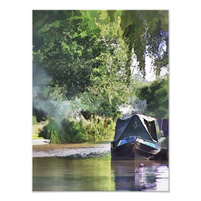 IMPRESSION PHOTO BATEAUX DE CANAL (Devant)
