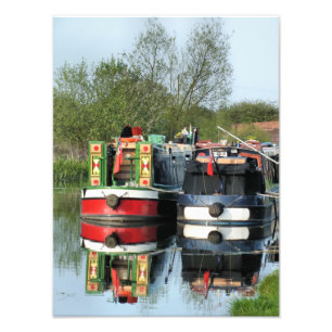 IMPRESSION PHOTO BATEAUX DE CANAL