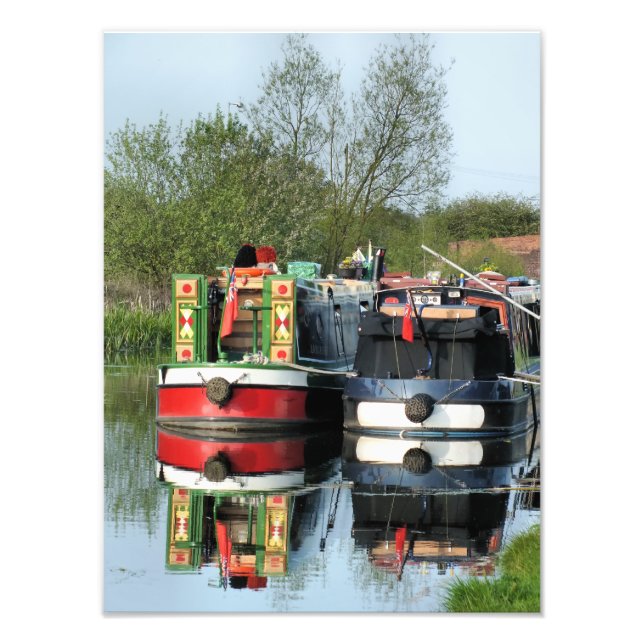 IMPRESSION PHOTO BATEAUX DE CANAL (Devant)
