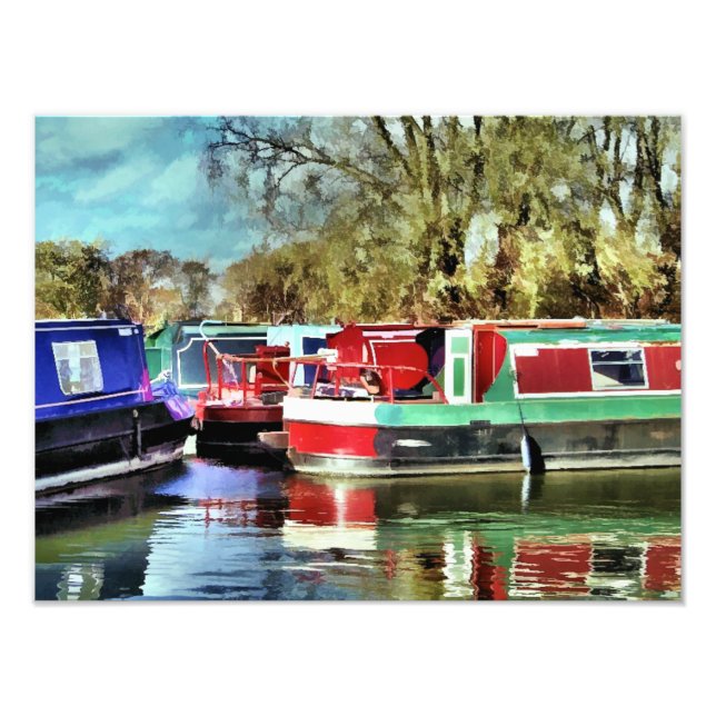 IMPRESSION PHOTO BATEAUX DE CANAL (Devant)