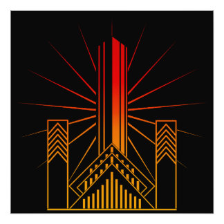 Impression Photo Bâtiments Art Déco