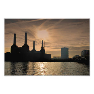 Impression Photo Battersea Power Station River Thames Londres
