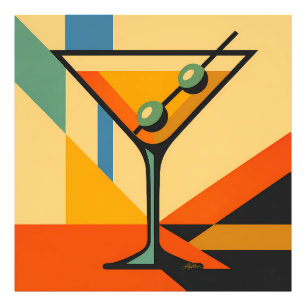 Impression Photo Bauhaus Martini Lever du Soleil Moderne du Milieu