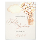 Bear Balloons Devinez Combien De Grahams - Signe